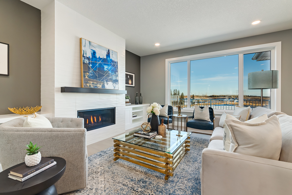 Living room renovations in Calgary