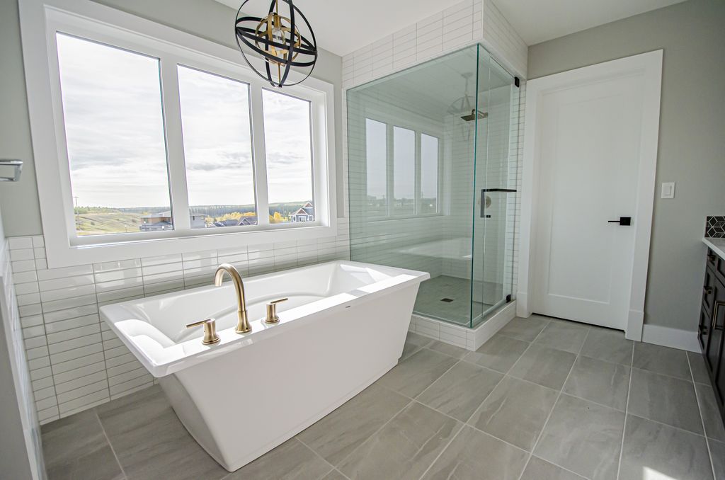 Master bathroom renovations in Calgary